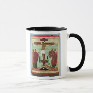 Mug Icône dépeignant la crucifixion avec la Vierge