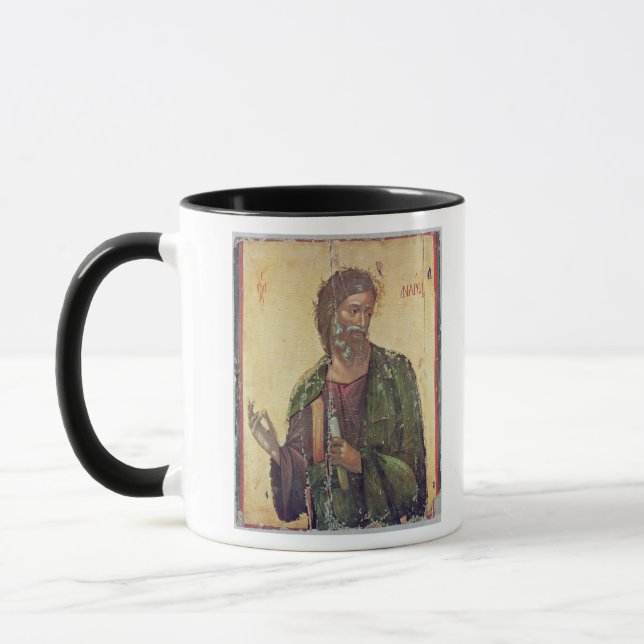 Mug Icône dépeignant St Andrew (Gauche)