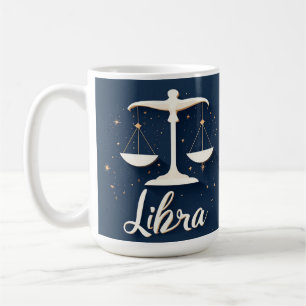 Mug Icône du signe du zodiaque Balance avec des balanc