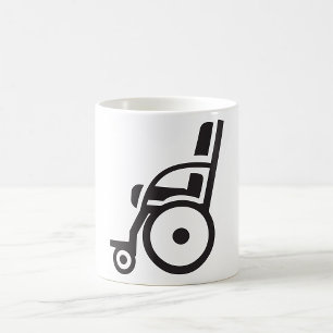 Mug Icône en fauteuil roulant