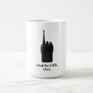 Mug Icône Fu*k Sur L'Icône Drôle Walkie Talkie