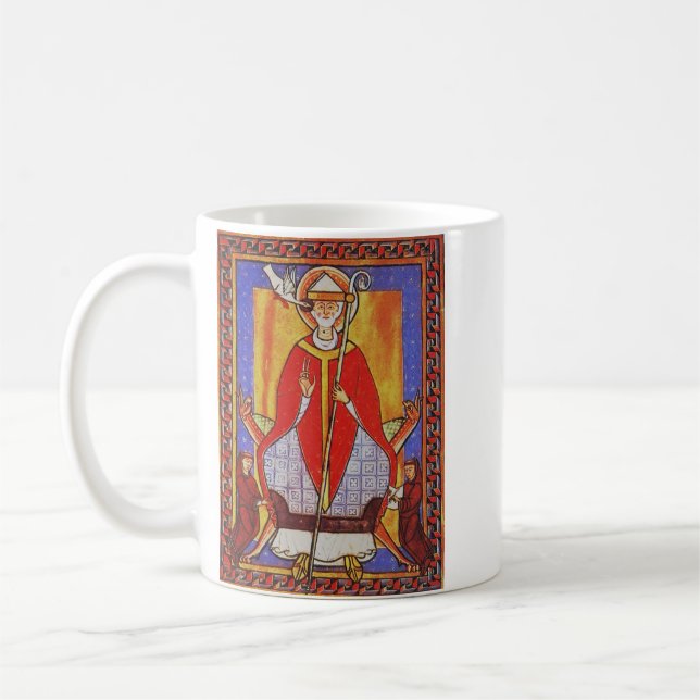 Mug Icône médiévale de saint Grégoire le Grand (Gauche)