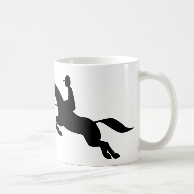 Mug icône sautante de cheval (Droite)