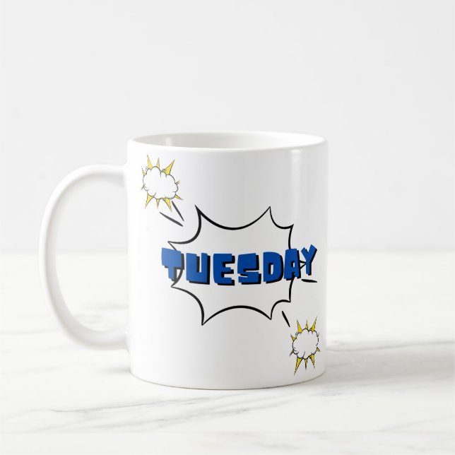 Mug Icône Unique Mardi Coffee Cup (Gauche)