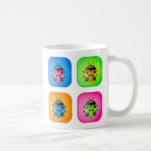 Mug Icônes de coccinelle