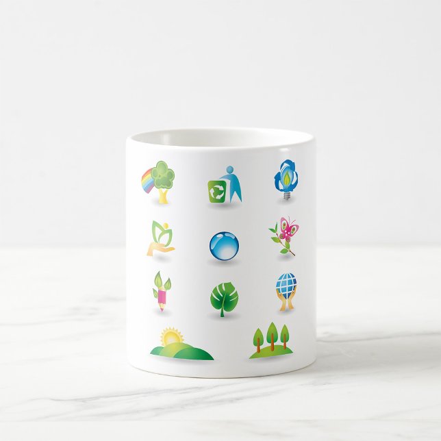 Mug Icônes de la nature (Créateur téléchargé)