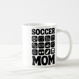 Mug Icônes de mère de footballeur Essentiel de foot _2
