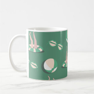 Mug Icônes d'été : répétition Vintage sans fil