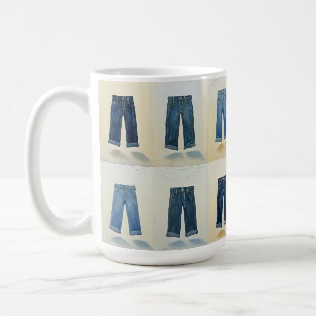 Mug Icônes indigo Painterly Art Denim Denimhead (Gauche)