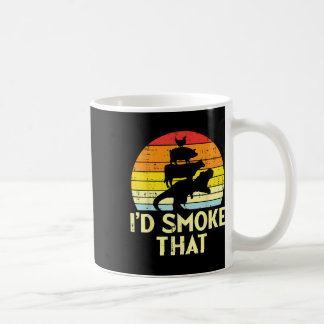 Mug Id Fumée Qui Poulet Porc Boeuf Trex Retro Dinosau