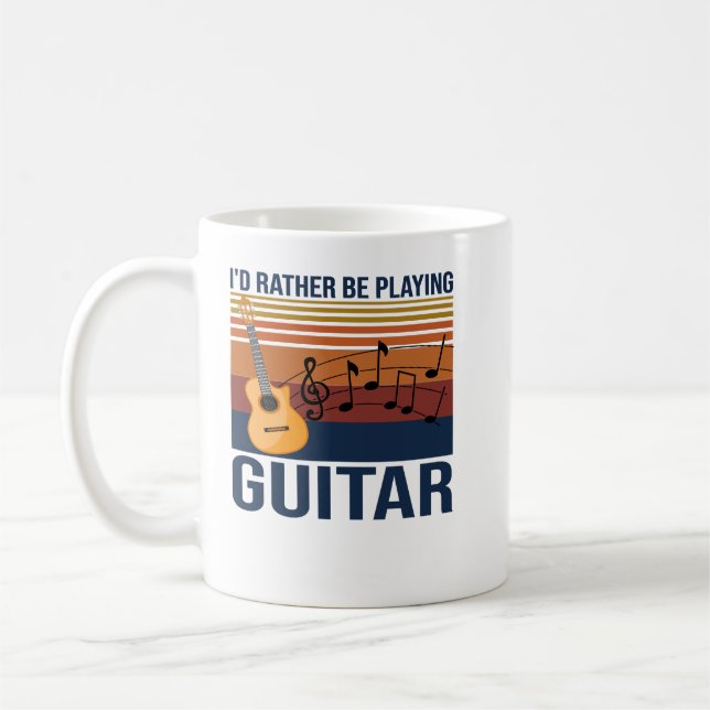 Mug ID guitare Plutôt Jouer Guitare135 Guitariste (Gauche)