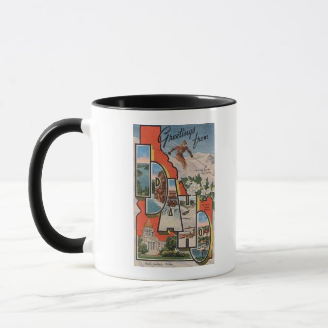Mug Idaho (Ski)Grandes Scènes De LETTREIdaho (Gauche)