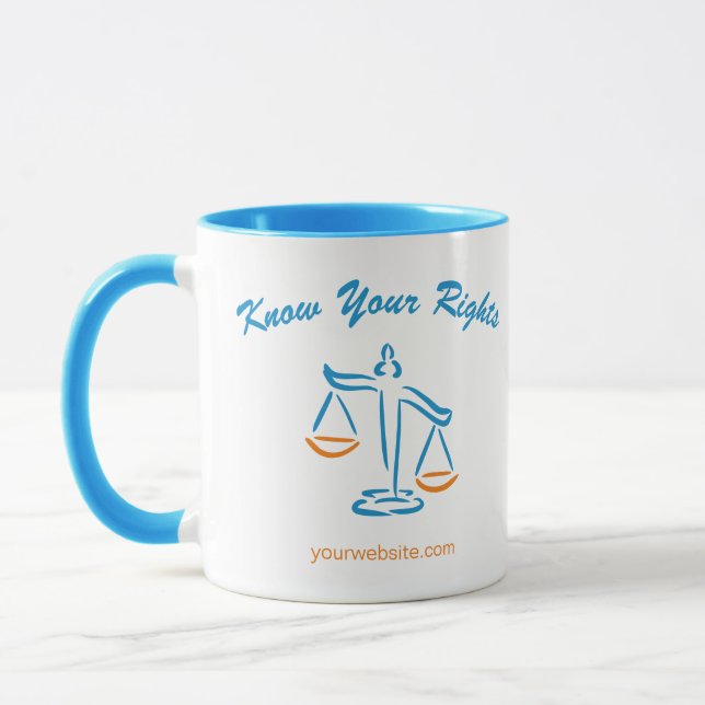 Mug Idée cadeau client. Cabinet d'avocats, avocat, pro (Gauche)