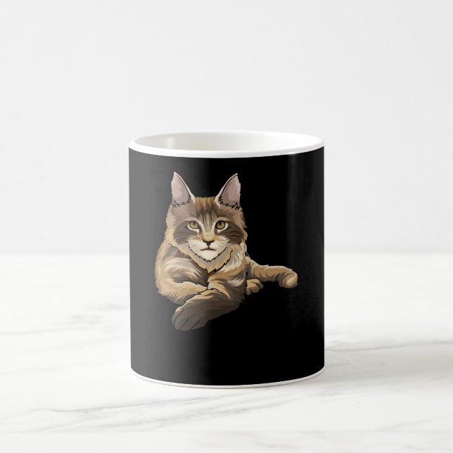 Mug Idée cadeau de chat de Maine Coon (Centre)