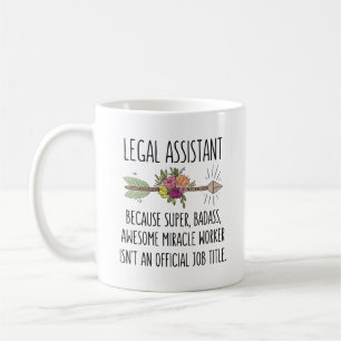 Mug Idée cadeau de l'assistant juridique