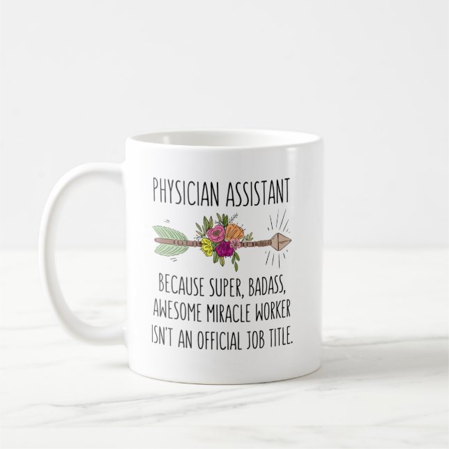 Mug Idée-cadeau de médecin adjoint (Gauche)