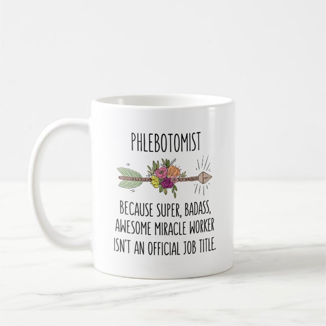 Mug Idée cadeau phlebotomiste (Gauche)