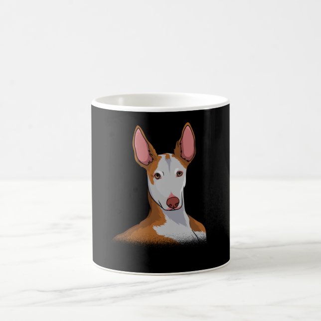 Mug Idée cadeau Podenco Chien (Centre)