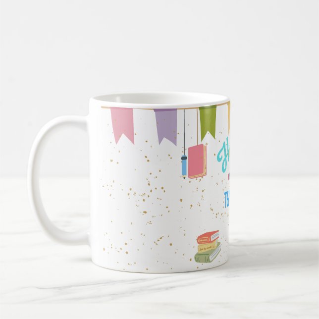 Mug Idée cadeau pour la fête des enseignants (Gauche)