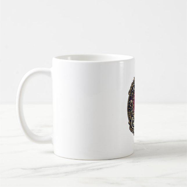 Mug Idée cadeau pour papa de chat de carnaval de cirqu (Gauche)