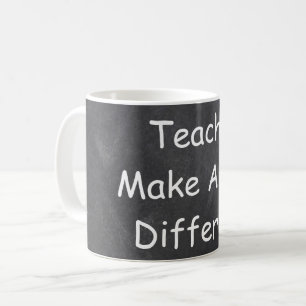 Mug Idée Cadeau Tableau Noir 'Les Enseignants Font La 