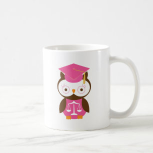 Mug Idée de cadeau de hibou d'école de droit