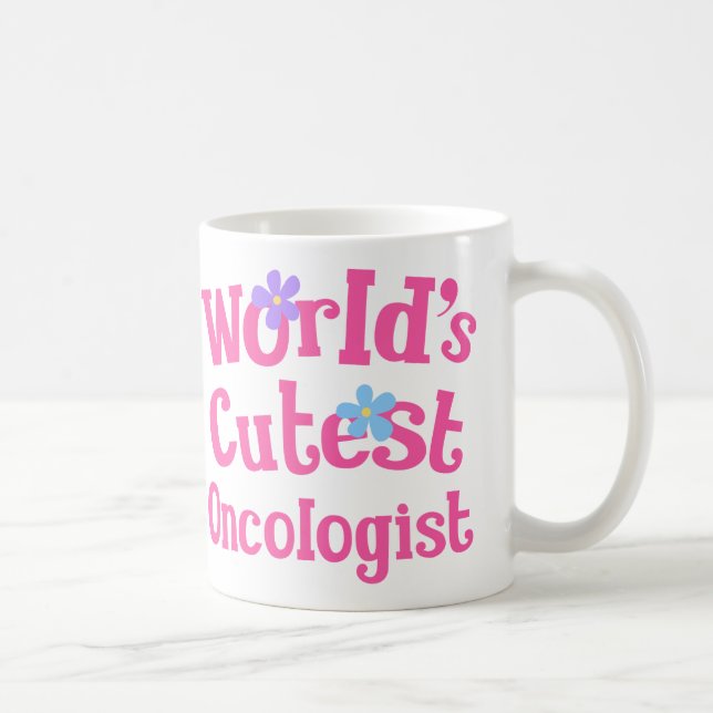 Mug Idée de cadeau d'oncologiste pour elle (mondes les (Droite)