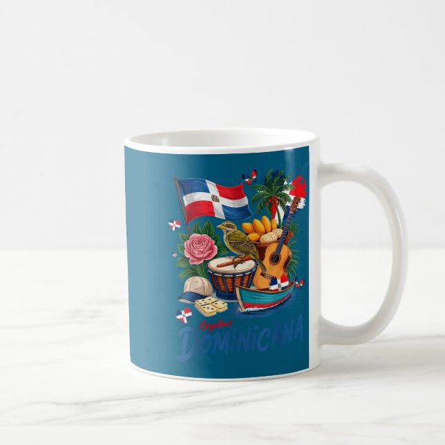 Mug idée de costume dominicain pour enfants république (Droite)