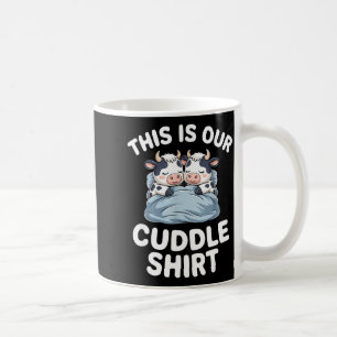 Mug Idée de couple de vaches drôle c'est notre câlin