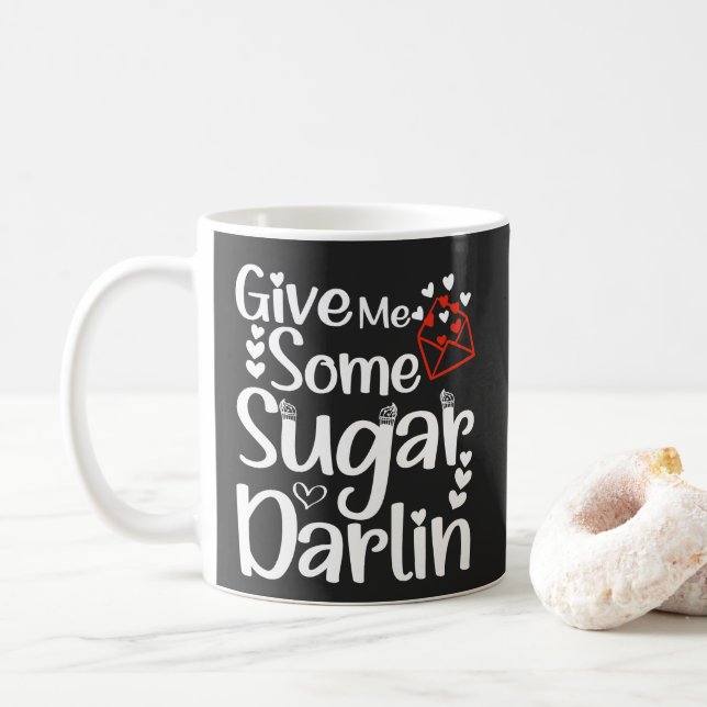 Mug Idée de femme d'anniversaire. Citations de la Sain (Avec donut)