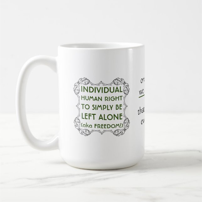 Mug Idée de liberté (Gauche)