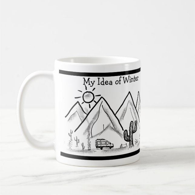 Mug Idée d'hiver (Gauche)