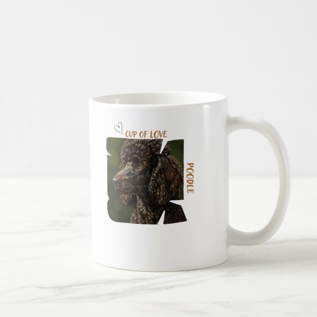 Mug Idées Cadeaux Café pour les Amoureux des Chiots d' (Droite)