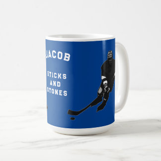 Mug Idées cadeaux personnalisées de joueur de hockey