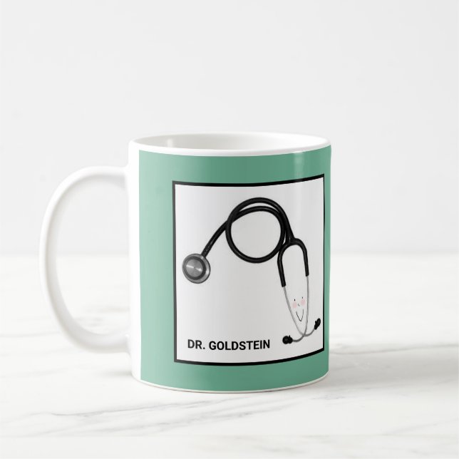 Mug Idées de cadeaux personnalisés pour médecin (Gauche)
