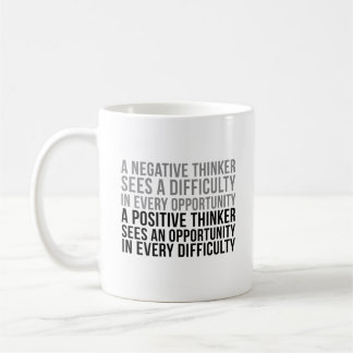 Mug Idées De Décor De Bureau Un Penseur Positif