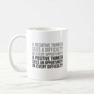 Mug Idées De Décoration De Bureau Un Penseur Positif