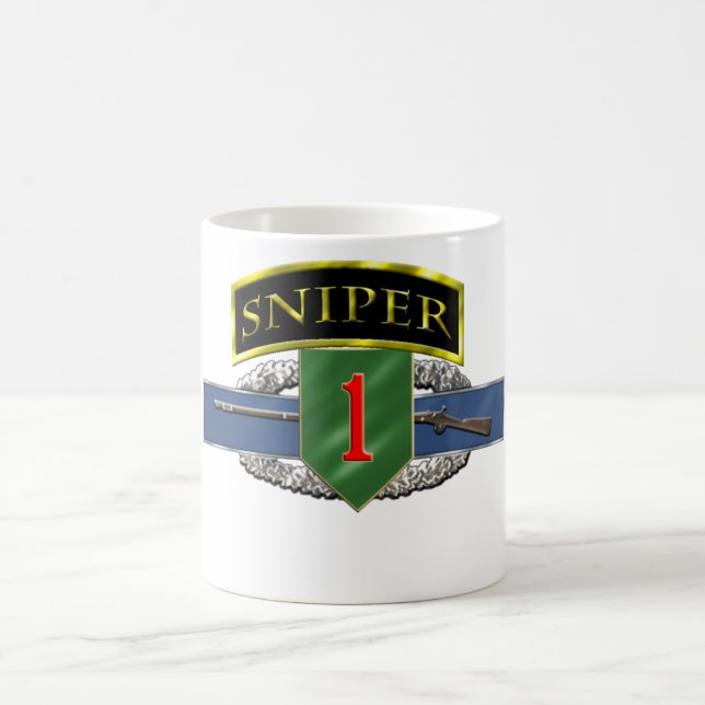 Mug identification d'étiquette du tireur isolé 11B (Centre)