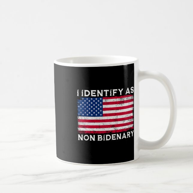 Mug Identifiez-vous comme non-Bidenot Patriot American (Droite)