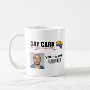 Mug Identité de membre Premium de la carte gay personn