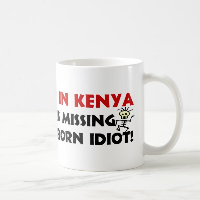 Mug Idiot de naissance (Droite)