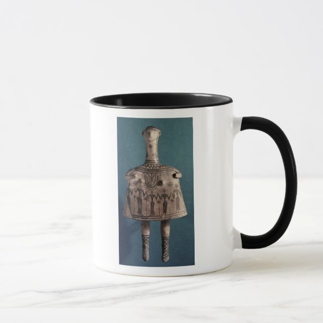 Mug Idole de Bell, de Thebes, Boeotia, c.700 AVANT (Droite)