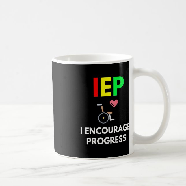 Mug IEP I Encourager Progress Special Education School (Droite)