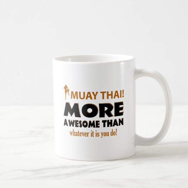 Mug Ietms thaïlandais de cadeau d'arts martiaux de (Droite)