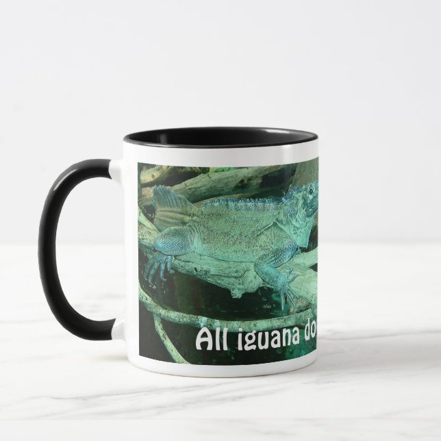 Mug Iguana verte 2 (Gauche)