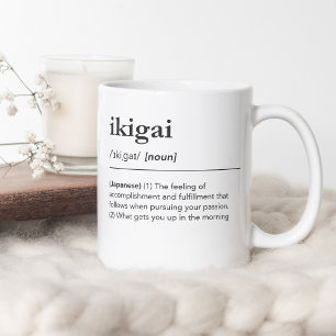 Mug Ikigai définition dictionnaire japonais