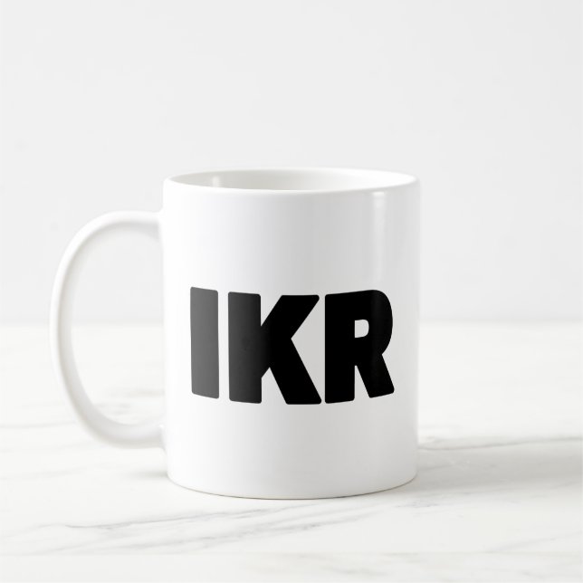 Mug IKR | Écart de texte (Gauche)
