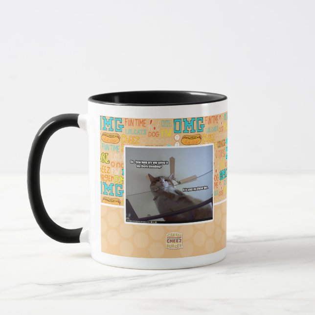 Mug Il a lieu après mon temps de dîner (Gauche)