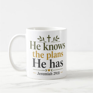 Mug Il Connaît Les Projets Qu'Il A Encouragement Chrét