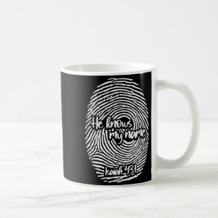Mug Il connaît mon nom, Chrétien, Religion, Foi, Bible